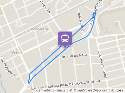 Mapa da parada