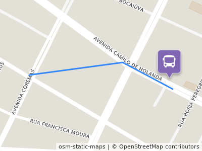 Mapa da parada
