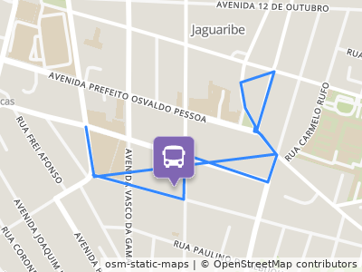Mapa da parada
