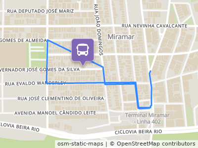 Mapa da parada