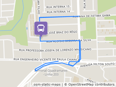 Mapa da parada