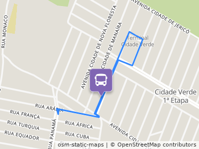 Mapa da parada