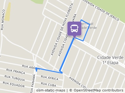 Mapa da parada