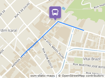 Mapa da parada