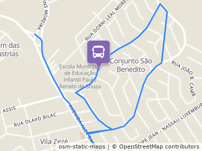 Mapa da parada