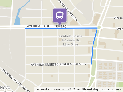 Mapa da parada