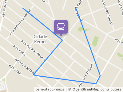 Mapa da parada
