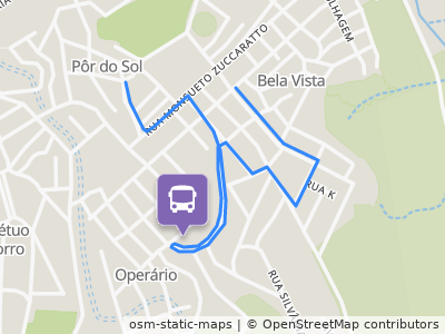 Mapa da parada