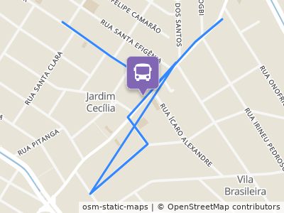 Mapa da parada