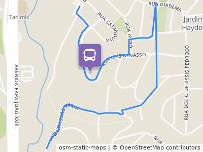 Mapa da parada