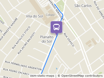 Mapa da parada