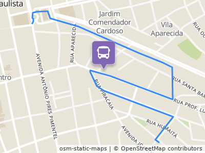 Mapa da parada