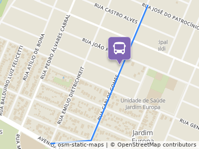 Mapa da parada
