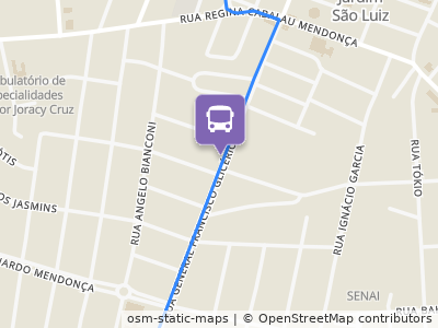 Mapa da parada