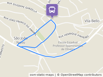 Mapa da parada