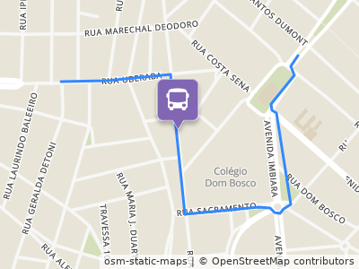 Mapa da parada