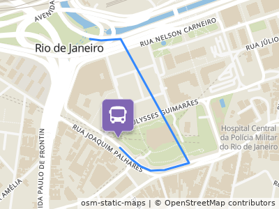 Mapa da parada