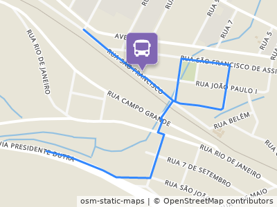 Mapa da parada