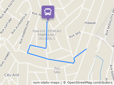 Mapa da parada