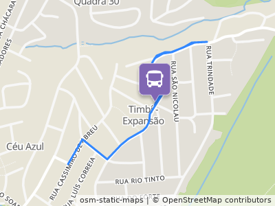 Mapa da parada