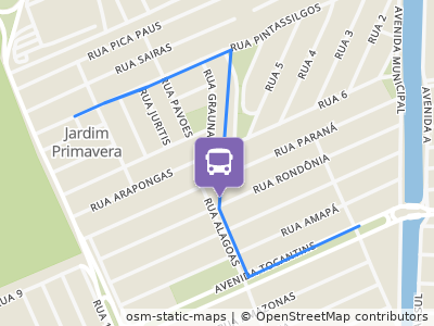 Mapa da parada