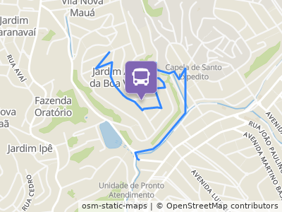 Mapa da parada