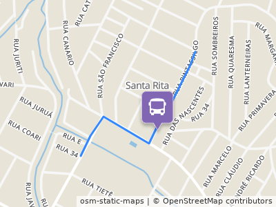 Mapa da parada