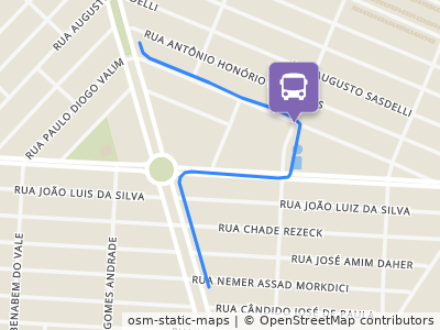 Mapa da parada