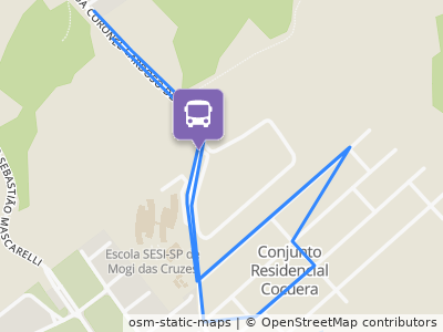Mapa da parada