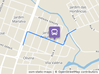 Mapa da parada