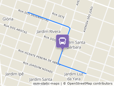 Mapa da parada