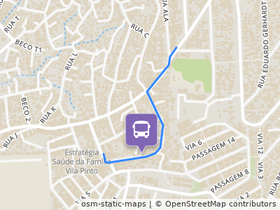 Mapa da parada