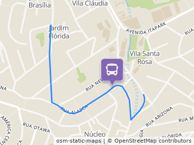 Mapa da parada