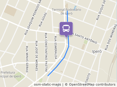 Mapa da parada