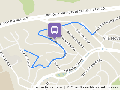 Mapa da parada