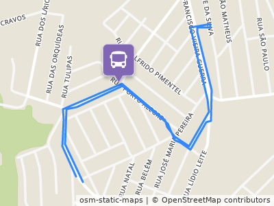 Mapa da parada