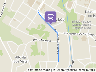Mapa da parada