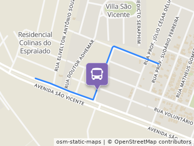 Mapa da parada