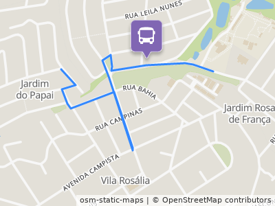 Mapa da parada