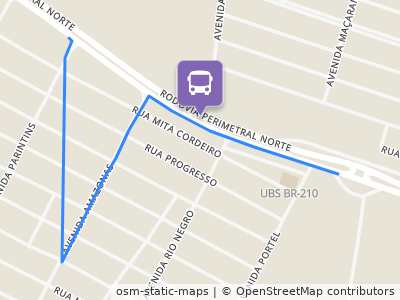 Mapa da parada
