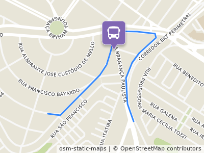 Mapa da parada
