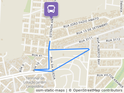 Mapa da parada