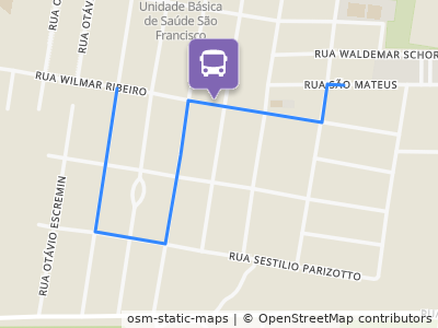 Mapa da parada