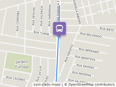 Mapa da parada