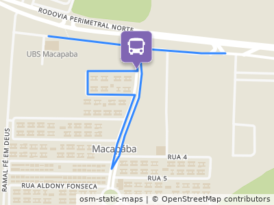 Mapa da parada