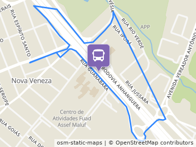 Mapa da parada