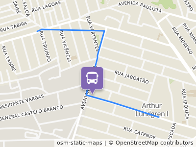 Mapa da parada