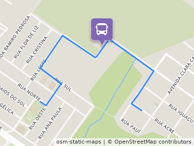 Mapa da parada