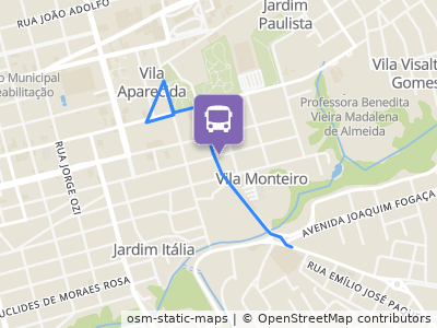 Mapa da parada