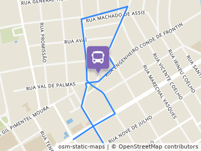 Mapa da parada